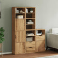 Sideboard mit den Massen 40 x 24 x 79 cm in Naturbraun