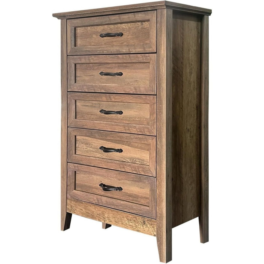 Holzbeine praegen den Kleiderschrank