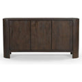 Sideboard mit 3 Tueren, grifflosen Fronten und geschlossenem Stauraum