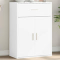 Das Sideboard misst 60 x 30 x 84 cm in Weiss