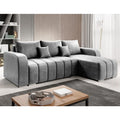 Sofa mit den Massen 245 x 86 x 147 cm in Grau