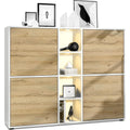 Beschichtete Flaechen an dem Hochschrank