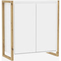 Das Sideboard nimmt mit 88 x 80 x 40 cm Gestalt an