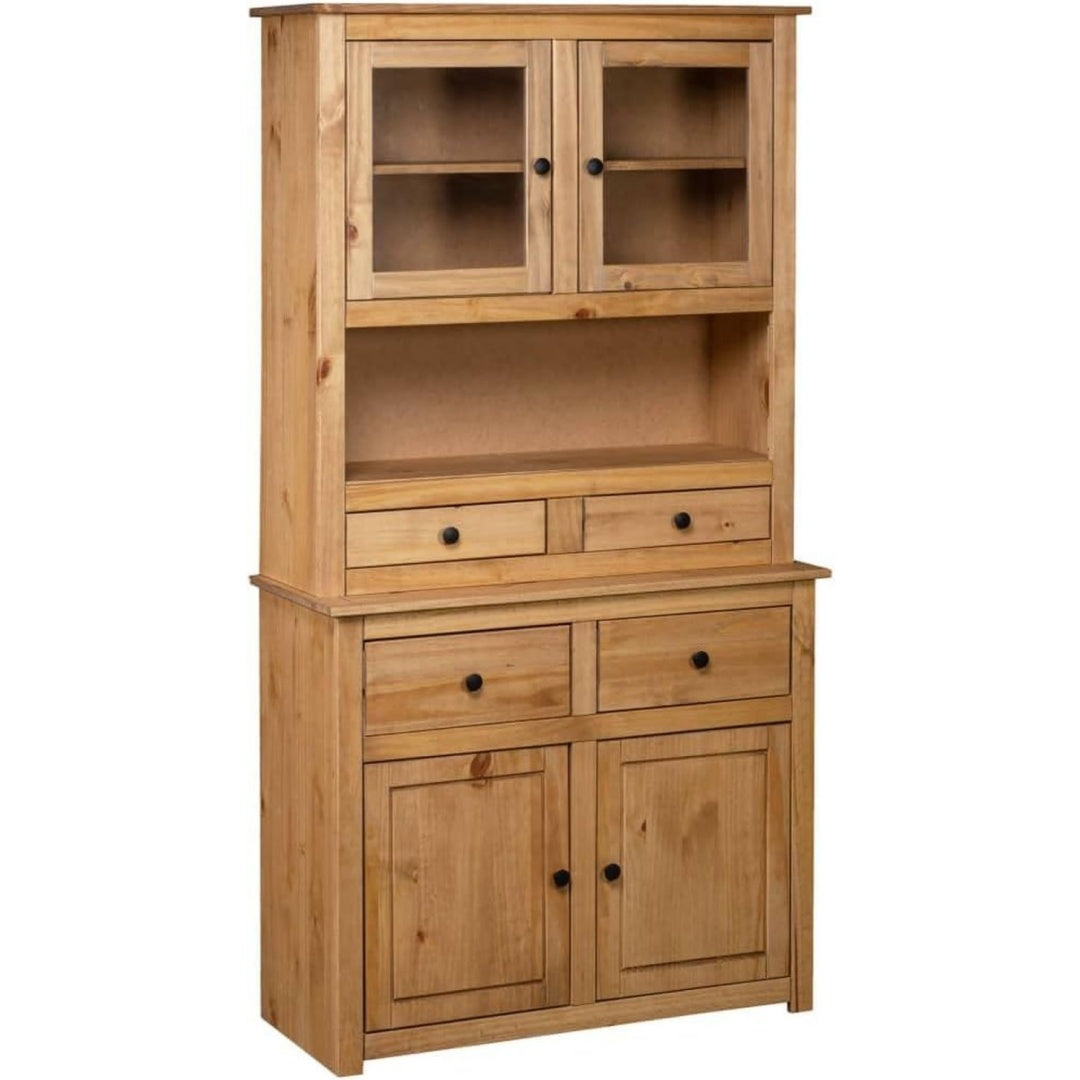 Holzoptik an dem Sideboard aus Kiefernholz